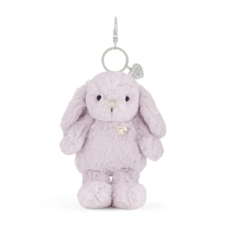 JAMIE KAY SNUGGLE BUNNIES - PENELOPE KEY CHARM - VIOLET 15CM