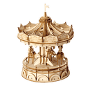Robotime Rolife 3D Wooden Puzzle Merry-Go-Round TG404
