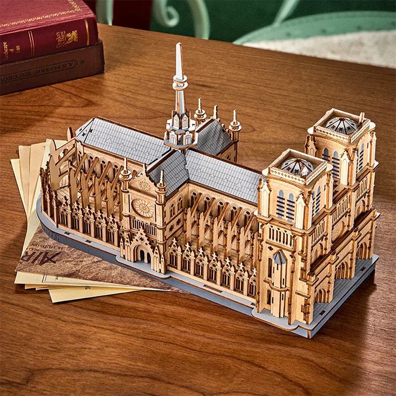 Robotime Rowood Paris Cathedral TG511 3D Wooden Puzzle (Pre-Order)