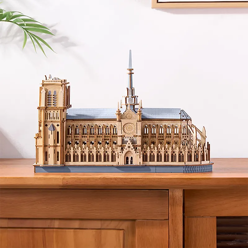 Robotime Rowood Paris Cathedral TG511 3D Wooden Puzzle (Pre-Order)