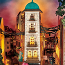 Robotime Rolife Street Scene DIY Book Nook Shelf Insert Kit TGB13