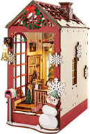 Robotime Rolife DIY Christmas Indoor Scene Book Nook Shelf Insert TGC07