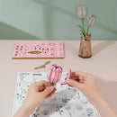 Robotime Rowood DIY Wooden FlowerPink Tulip 3D Wooden Puzzle TW082