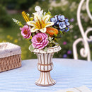 Robotime Rowood Misty Pink Bouquet DIY 3D Wooden Puzzle TWM52 (Pre-Order)