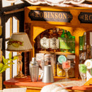 Robotime Rolife Tipsy Cat Bar DIY Miniature House DS054 (Pre-Order)