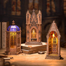 Robotime Rolife Twin-Tower Cathedral 3D Wooden Puzzle TGA01