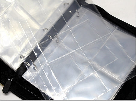 Trading Card Binder - Pokemon Paw Print Power Burst Black (4-Pocket)