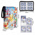 Trading Card Binder - Pokemon Paw Print Power Burst Black (4-Pocket)