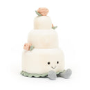JELLYCAT AMUSEABLE WEDDING CAKE WHITE 19X19X28CM