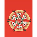 JELLYCAT AMUSEABLE SLICE OF PIZZA MULTI-COLOURED 5X9X0.5 CM
