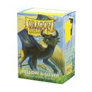 Dragon Shield: Yellow & Silver - Dual Matte Sleeves - Standard Size (100)