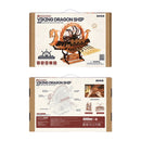 Robotime ROKR Viking Dragon Ship Mechanical 3D Wooden Puzzle LK802