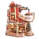 Robotime ROKR Christmas Dream Gift Factory Wooden Music Box EAB01 (Back Order)