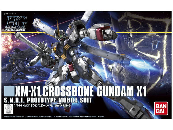 GUNDAM - HGUC 1/144 CROSSBONE GUNDAM X1