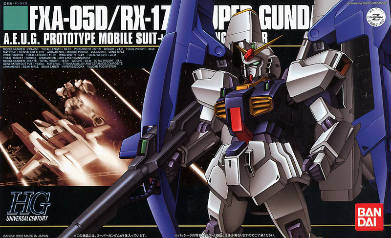 GUNDAM - HGUC 1/144 FXA-05D/RX178 SUPER GUNDAM