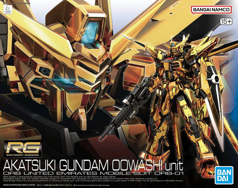 GUNDAM - RG 1/144 AKATSUKI GUNDAM OOWASHI UNIT (On Sale)
