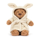 JELLYCAT BARTHOLOMEW BEAR BATHROBE BROWN 8X12X26CM