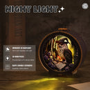 Woodbests - Owl Wizard Kit - 3D Wooden Puzzle Night Light