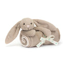 JELLYCAT BASHFUL BEIGE BUNNY BLANKIE 9X70X56 CM