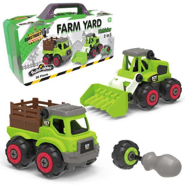 Construct IT Build-ables - Farm Yard Vehicles 2 in 1