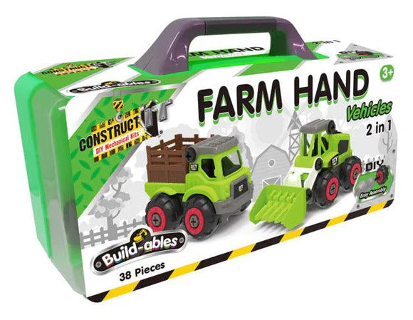 Construct IT Build-ables - Farm Yard Vehicles 2 in 1