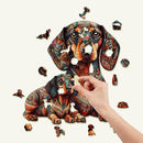 Woodbests - Dachshund Family - 2 Wooden Jigsaw Puzzle (160-200pcs)