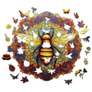 Woodbests - Mandala Bee Wooden Jigsaw Puzzle (90-120pcs)