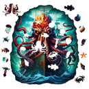 Woodbests - Octopus Monster Wooden Jigsaw Puzzle (160-200pcs)