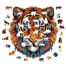 Woodbests - Brave Tiger Wooden Jigsaw Puzzle (160-200pcs)