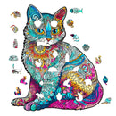 Woodbests - Elegant Cat Wooden Jigsaw Puzzle (90-120pcs)