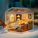 Robotime Rolife Sweet Sips Tea DIY Plastic Miniature House DW011