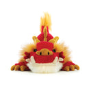 JELLYCAT CELEBRATION DRAGON RED & GOLD 11X18X42CM