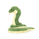 JELLYCAT FESTIVAL SNAKE GREEN 19X22X27CM