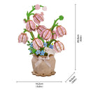 Robotime Rowood Pink Lily of the Valley DIY Flower Bouquet 3D Wooden Puzzle TF003 (Pre-Order)