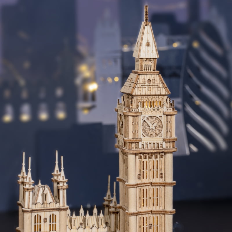 Robotime Rolife Modern 3D Wooden Puzzle - Big Ben TG507 (Pre-Order)