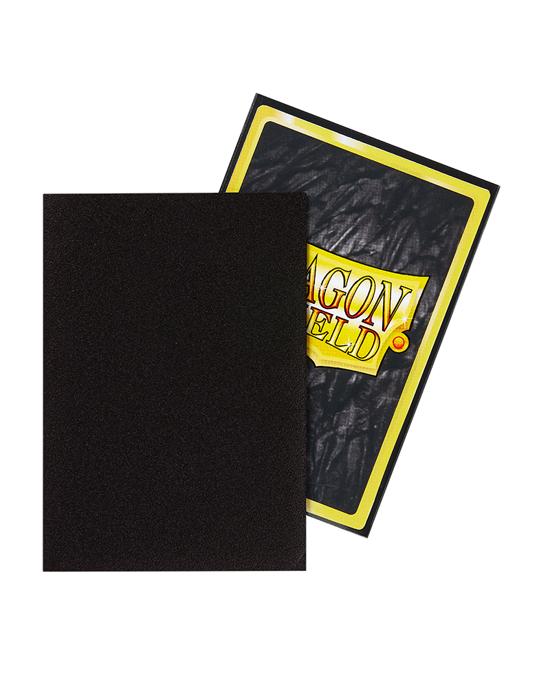Dragon Shield: Black - Matte Sleeves - Japanese Size