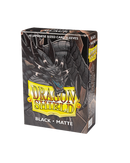 Dragon Shield: Black - Matte Sleeves - Japanese Size