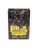 Dragon Shield: Black - Matte Sleeves - Japanese Size