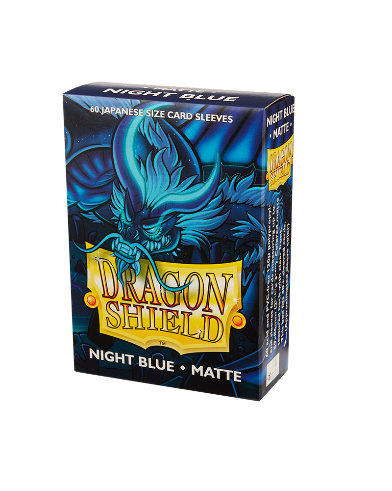 Dragon Shield: Night Blue - Matte Sleeves - Japanese Size