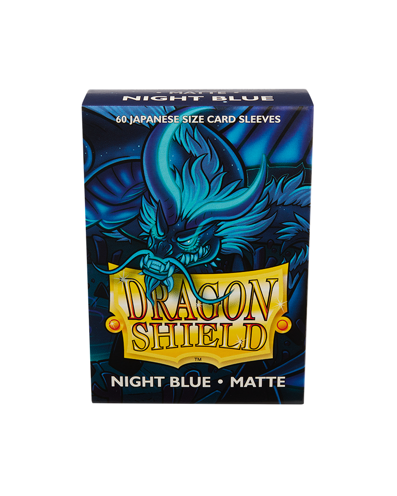 Dragon Shield: Night Blue - Matte Sleeves - Japanese Size