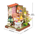 Robotime Rolife Fancy Tea Yard DIY Miniature House DS038