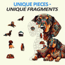 Woodbests - Dachshund Family - 2 Wooden Jigsaw Puzzle (160-200pcs)