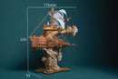HowCat Masterpiece Fantasy Airships 3d Wooden Puzzle