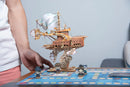 HowCat Masterpiece Fantasy Airships 3d Wooden Puzzle