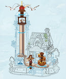Robotime ROKR Chillbay Pizzeria Music Box Wooden 3D Puzzle EAM02 (Pre-Order)