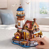 Robotime ROKR Chillbay Pizzeria Music Box Wooden 3D Puzzle EAM02 (Pre-Order)