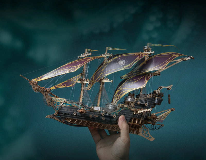 HowCat Corsair Future 3d Wooden Puzzle