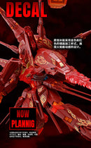 (PREMIUM-BANDAI) GUNDAM - MG 1/100 PROVIDENCE GUNDAM (CROSS CONTRAST COLORS / CLEAR RED)