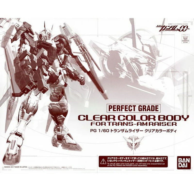 (PREMIUM-BANDAI) GUNDAM - PG 1/60 CLEAR COLOR BODY for TRANS-AM RAISER (Pre-Order)
