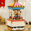 Robotime Rolife DIY Music Box Merry-Go-Round AM304